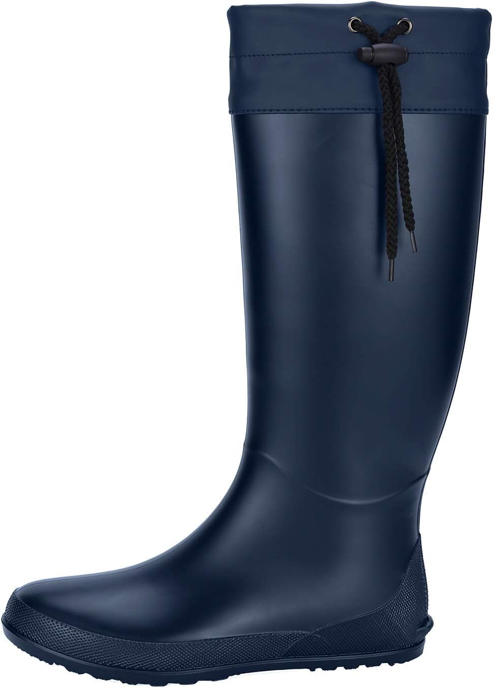 Women's Packable Tall Rain Boots - Lightweight Rubber Shell That Folds Down for Travel and Wet Weather Days — view 4