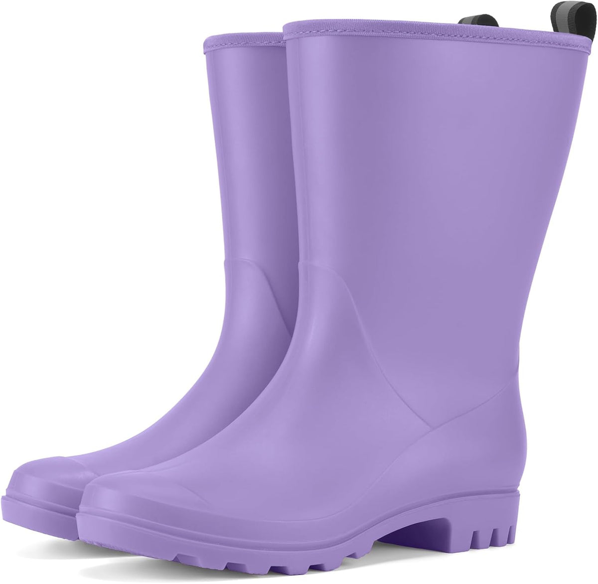 Women's Wide Calf Rubber Rain Boots - Seamless Waterproof PVC Shell, Matte Finish for Farm, Barn and Garden Work — view 9