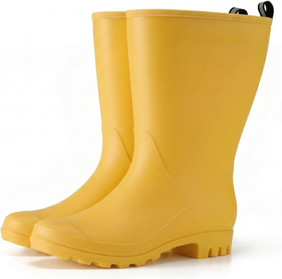 Women's Wide Calf Rubber Rain Boots - Seamless Waterproof PVC Shell, Matte Finish for Farm, Barn and Garden Work — view 3