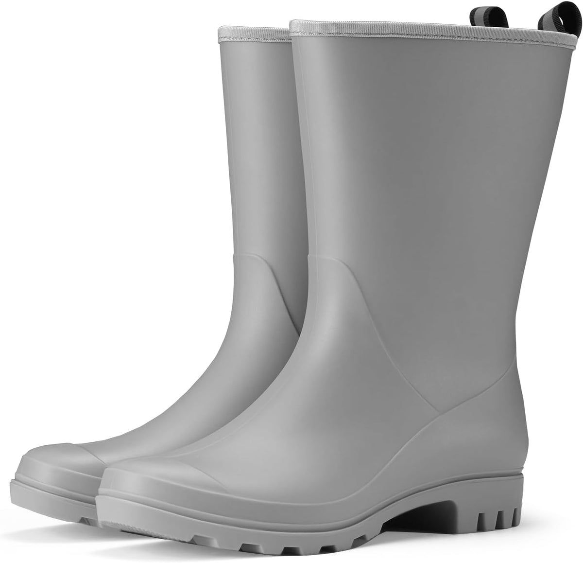 Women's Wide Calf Rubber Rain Boots - Seamless Waterproof PVC Shell, Matte Finish for Farm, Barn and Garden Work — view 8