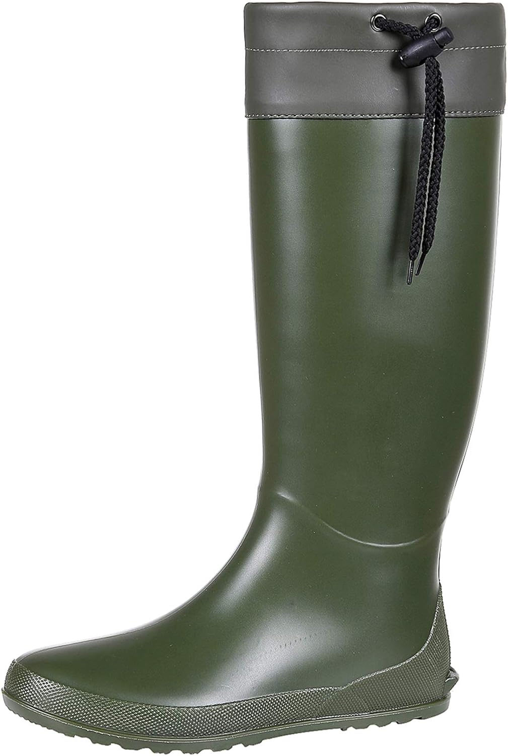 Women's Packable Tall Rain Boots - Lightweight Rubber Shell That Folds Down for Travel and Wet Weather Days — view 3