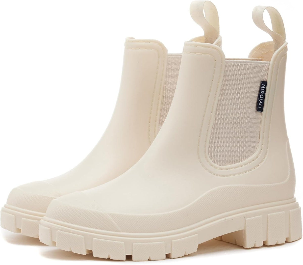 Women's Waterproof Ankle Rain Booties - Lightweight Build, Slip Resistant Sole for Garden Work and Rainy Days — view 7