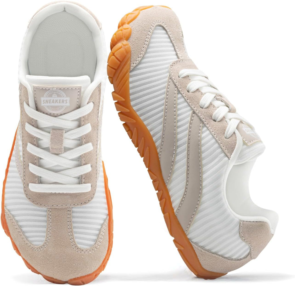 Unisex Wide Toe Box Barefoot Sneakers - Zero Drop Sole, Non-Slip Grip for Minimalist Trail Running and Walking - 8 Women
