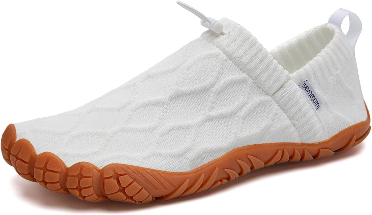 Unisex Minimalist Barefoot Water Shoes - Flexible Thin Sole, Quick Drying Upper for Beach Walks and Outdoor Running - 7 