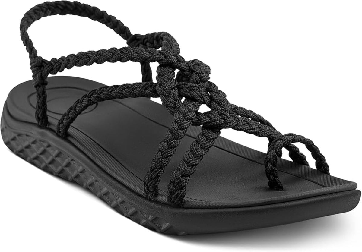 Women's Strappy Walking and Hiking Sandals - Arch Support, Waterproof Straps for Summer Beach and Travel Days — view 1