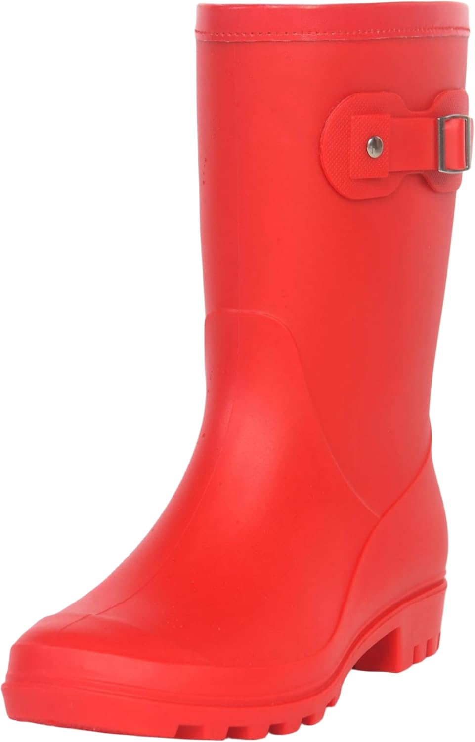 Women's Mid Calf Waterproof Rain Boots - Anti-Slip Outsole, Cushioned Insole for Garden Chores and Rainy Commutes — view 7