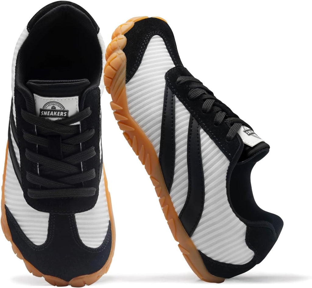 Unisex Wide Toe Box Barefoot Sneakers - Zero Drop Sole, Non-Slip Grip for Minimalist Trail Running and Walking - 8 Women