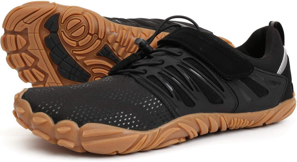 Women's Zero Drop Barefoot Trail Running Shoes - Wide Toe Box, Grippy Flexible Outsole for Hiking and Training - 10