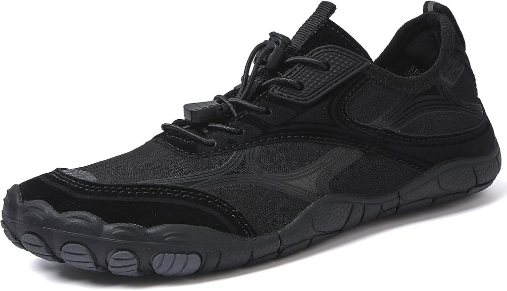 Unisex Quick Dry Water Shoes - Adjustable Bungee Lace, Flexible Rubber Sole for Beach, Pool and Kayaking Trips - 10 Wome