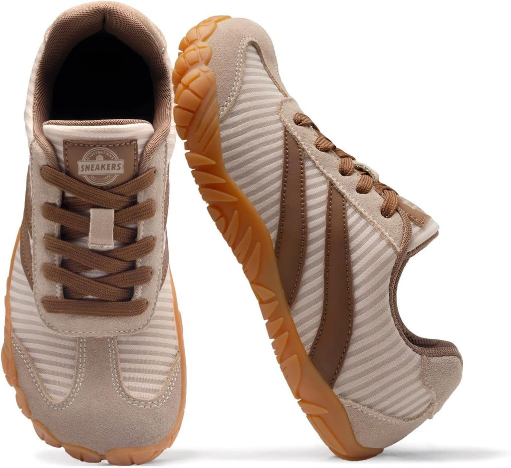 Unisex Wide Toe Box Barefoot Sneakers - Zero Drop Sole, Non-Slip Grip for Minimalist Trail Running and Walking - 8 Women