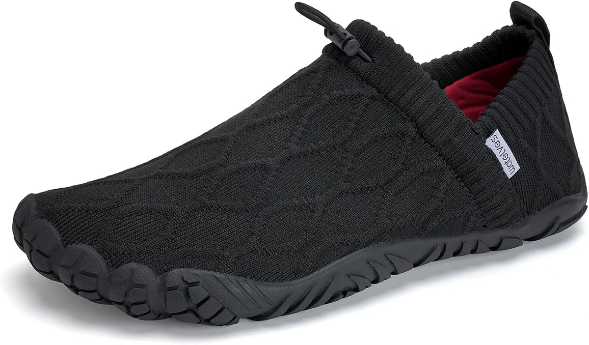 Unisex Minimalist Barefoot Water Shoes - Flexible Thin Sole, Quick Drying Upper for Beach Walks and Outdoor Running - 6 