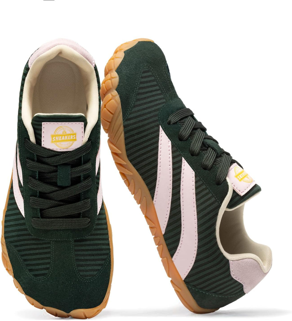 Unisex Wide Toe Box Barefoot Sneakers - Zero Drop Sole, Non-Slip Grip for Minimalist Trail Running and Walking - 8 Women