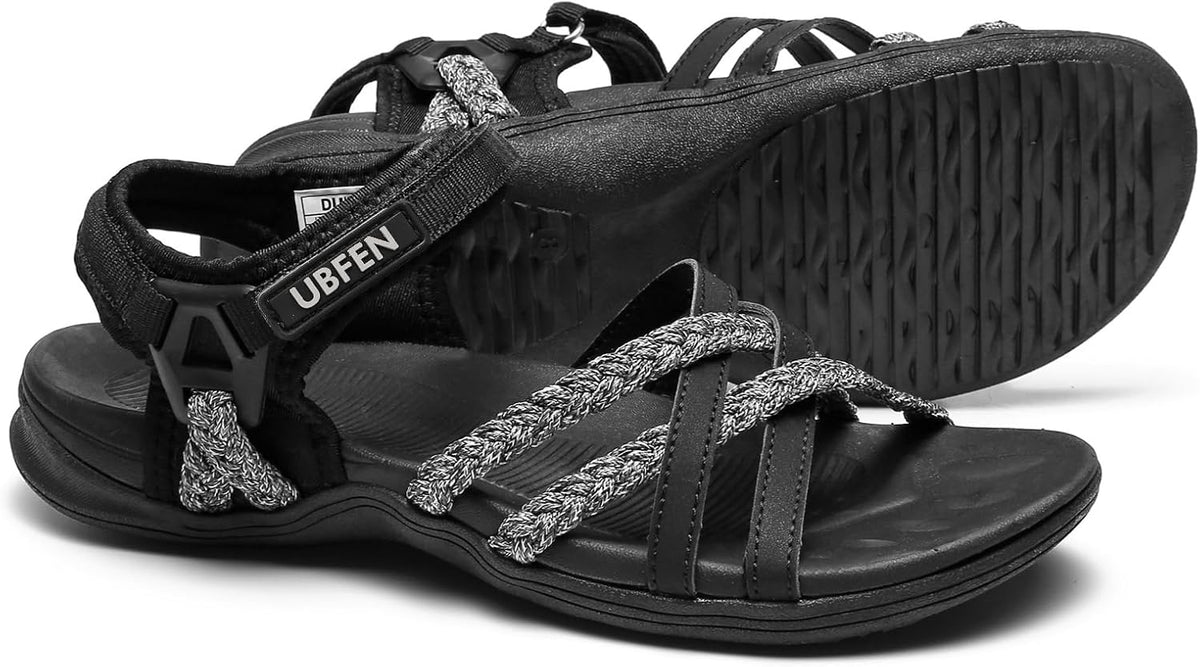 Women's Lightweight Hiking Water Sandals - Arch Support, Adjustable Straps for Beach, Camping and Vacation Walking — view 9