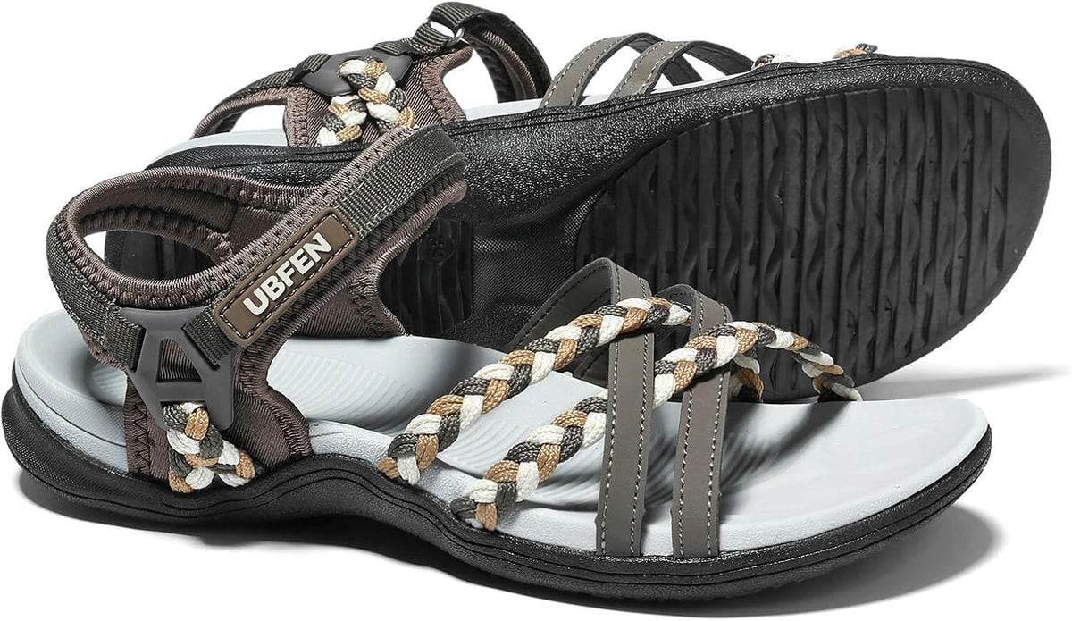 Women's Lightweight Hiking Water Sandals - Arch Support, Adjustable Straps for Beach, Camping and Vacation Walking — view 14