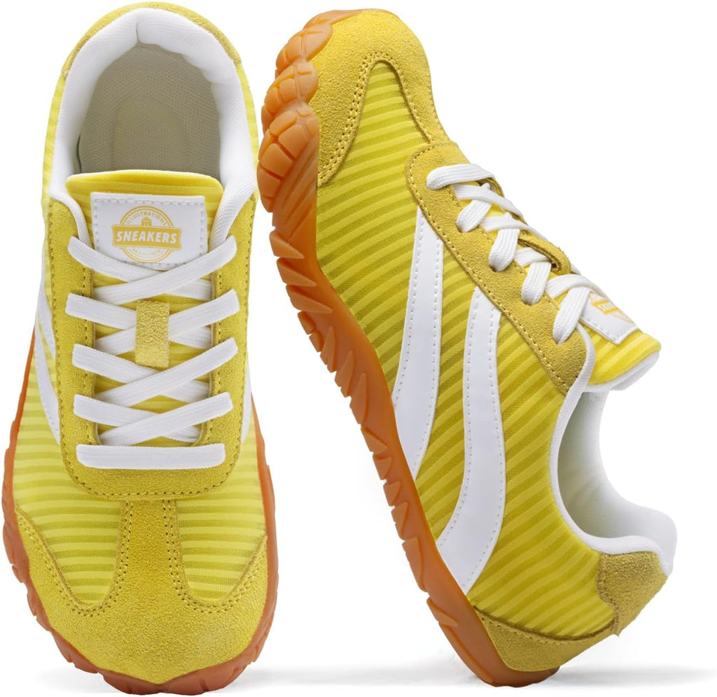 Unisex Wide Toe Box Barefoot Sneakers - Zero Drop Sole, Non-Slip Grip for Minimalist Trail Running and Walking - 8 Women