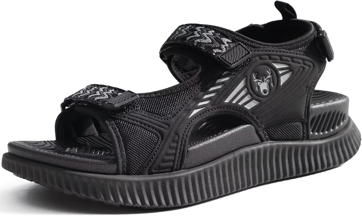 Women's Cushioned Orthopedic Walking Sandals - Arch Support, Adjustable Straps for Summer Hiking and Recovery Days - 7