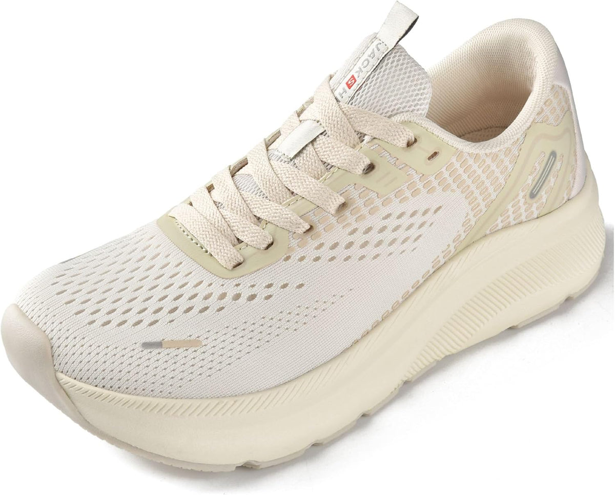 Women's Wide Toe Box Sneakers - Zero Drop Platform, Arch Support and Thick Cushioned Sole for Gym and Walking — view 3