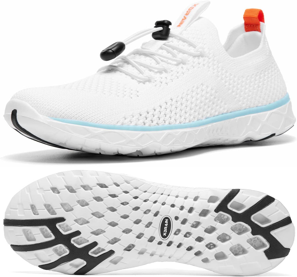 Women's Water Shoes with Arch Support - Quick Drying Upper, Tennis Sneaker Shape for Water Sports and Travel - 6