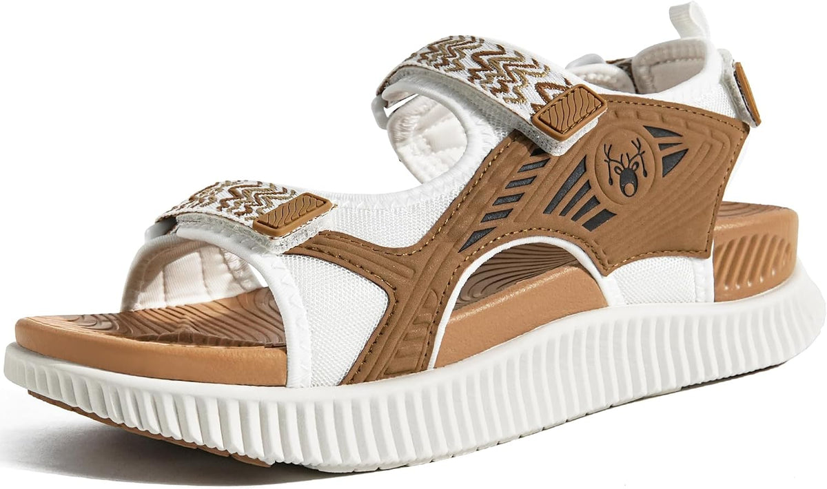 Women's Cushioned Arch Support Walking Sandals - Arch Support, Adjustable Straps for Summer Hiking and Recovery Days — view 5