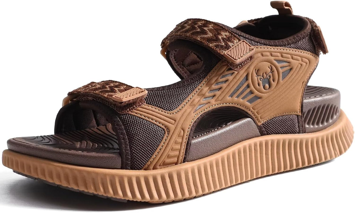 Women's Cushioned Arch Support Walking Sandals - Arch Support, Adjustable Straps for Summer Hiking and Recovery Days — view 3
