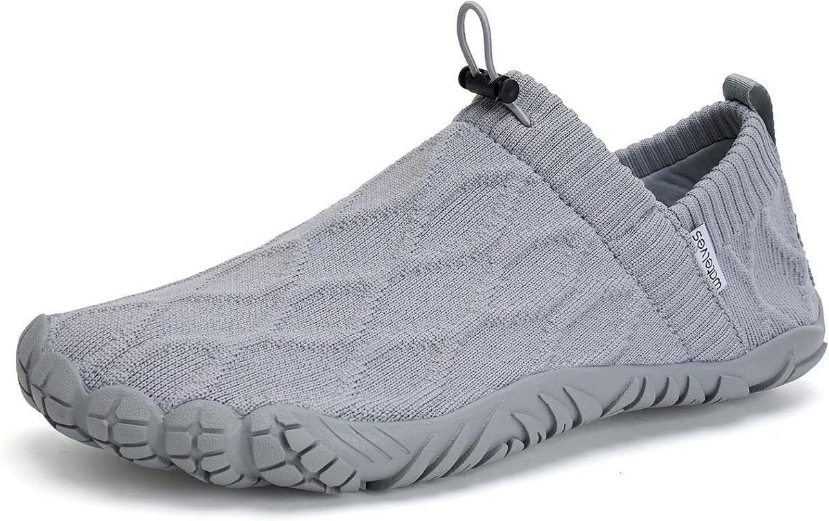 Unisex Minimalist Barefoot Water Shoes - Flexible Thin Sole, Quick Drying Upper for Beach Walks and Outdoor Running - 6 