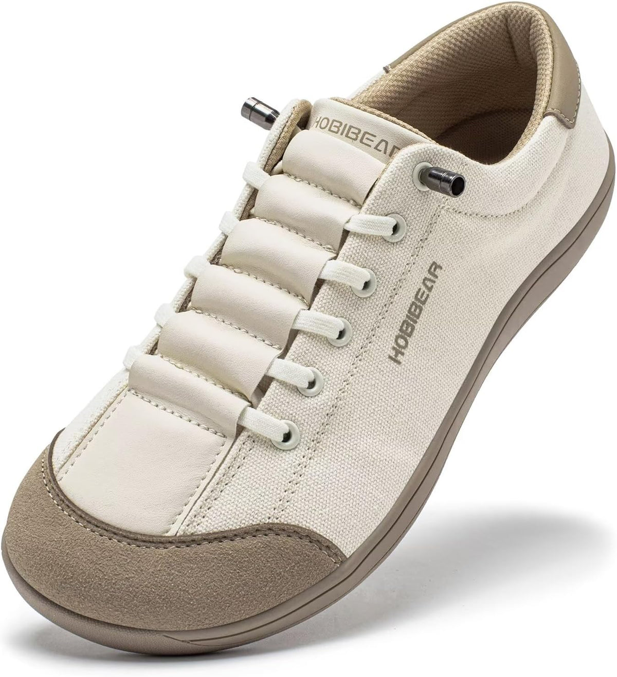 Unisex Canvas Barefoot Slip-On Shoes - Zero Drop Sole, Wide Width Fit for Everyday Minimalist Wear - 6 Wide Women/5 Wide