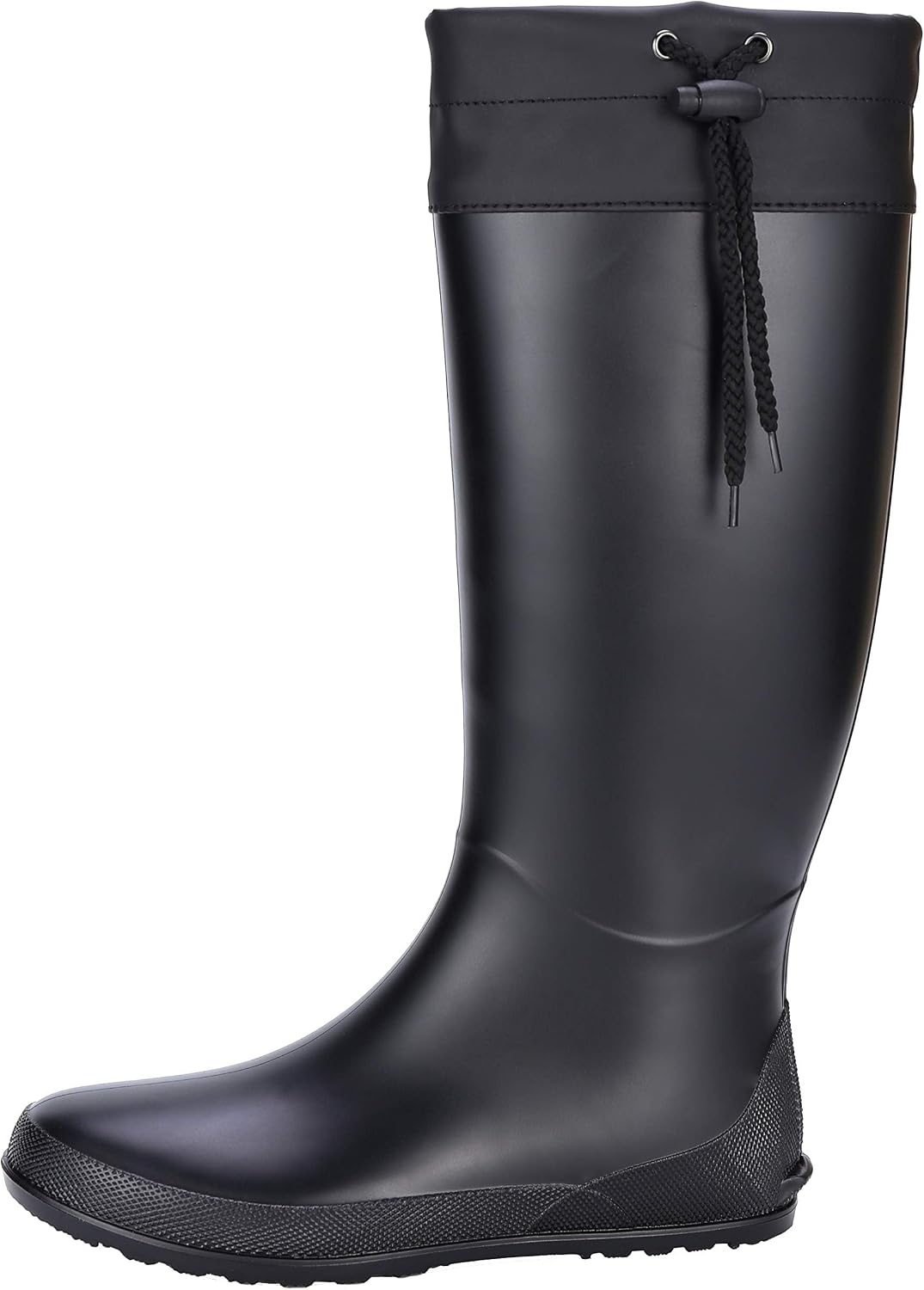 Women's Packable Tall Rain Boots - Lightweight Rubber Shell That Folds Down for Travel and Wet Weather Days - 6.5