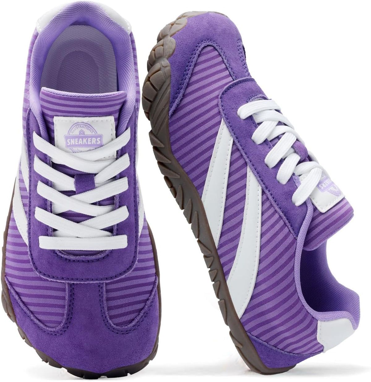 Unisex Wide Toe Box Barefoot Sneakers - Zero Drop Sole, Non-Slip Grip for Minimalist Trail Running and Walking - 6 Women
