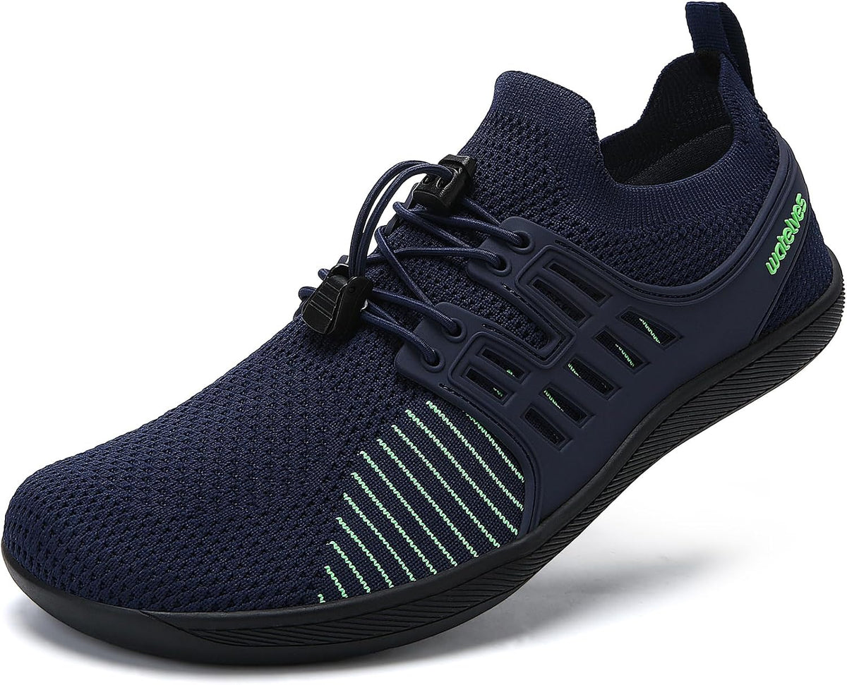 Unisex Wide Fit Barefoot Water Shoes - Zero Drop Sole, Roomy Toe Box for Beach Walking and Shoreline Days - 7 Wide Women