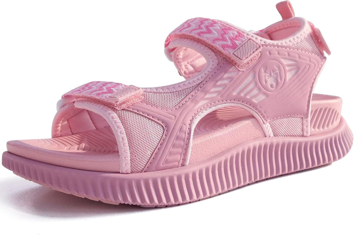 Women's Cushioned Orthopedic Walking Sandals - Arch Support, Adjustable Straps for Summer Hiking and Recovery Days - 7