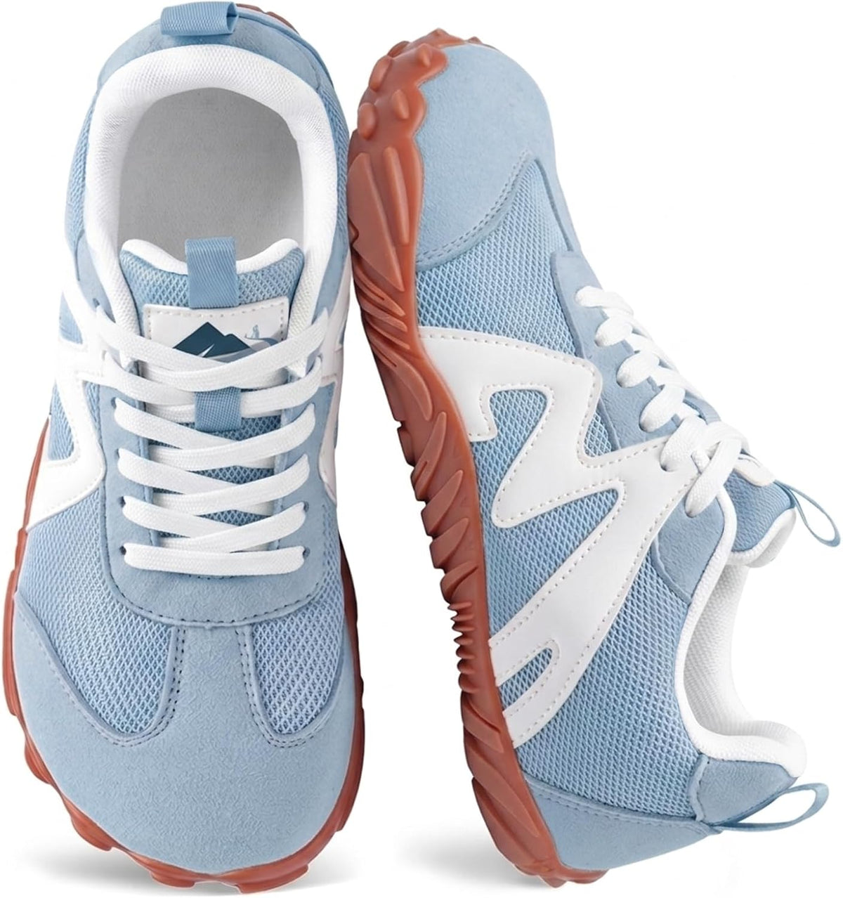 Unisex Zero Drop Barefoot Walking Sneakers - Wide Toe Box, Non-Slip Outsole for Travel, Workouts and Trail Days - 8 Wome