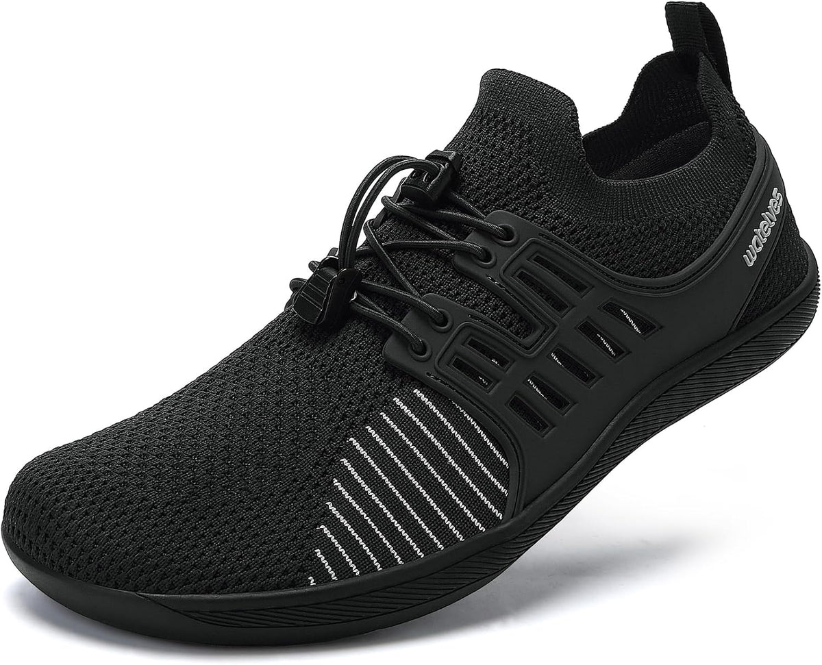 Unisex Wide Fit Barefoot Water Shoes - Zero Drop Sole, Roomy Toe Box for Beach Walking and Shoreline Days - 7 Wide Women