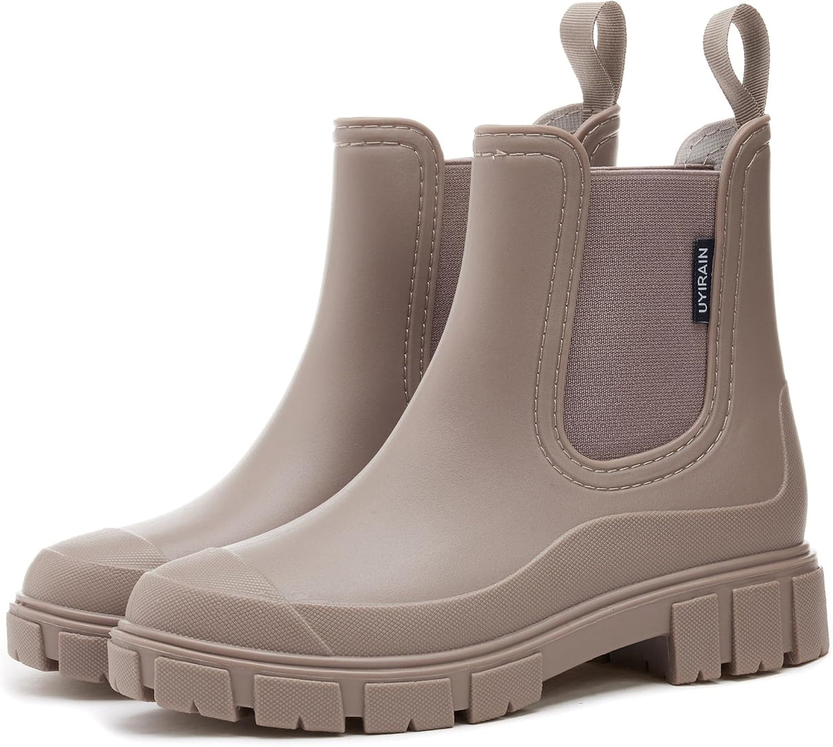 Women's Waterproof Ankle Rain Booties - Lightweight Build, Slip Resistant Sole for Garden Work and Rainy Days — view 1