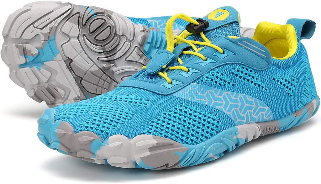 Women's Zero Drop Barefoot Trail Running Shoes - Wide Toe Box, Grippy Flexible Outsole for Hiking and Training - 10