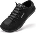 Unisex Canvas Barefoot Slip-On Shoes - Zero Drop Sole, Wide Width Fit for Everyday Minimalist Wear - 6 Wide Women/5 Wide