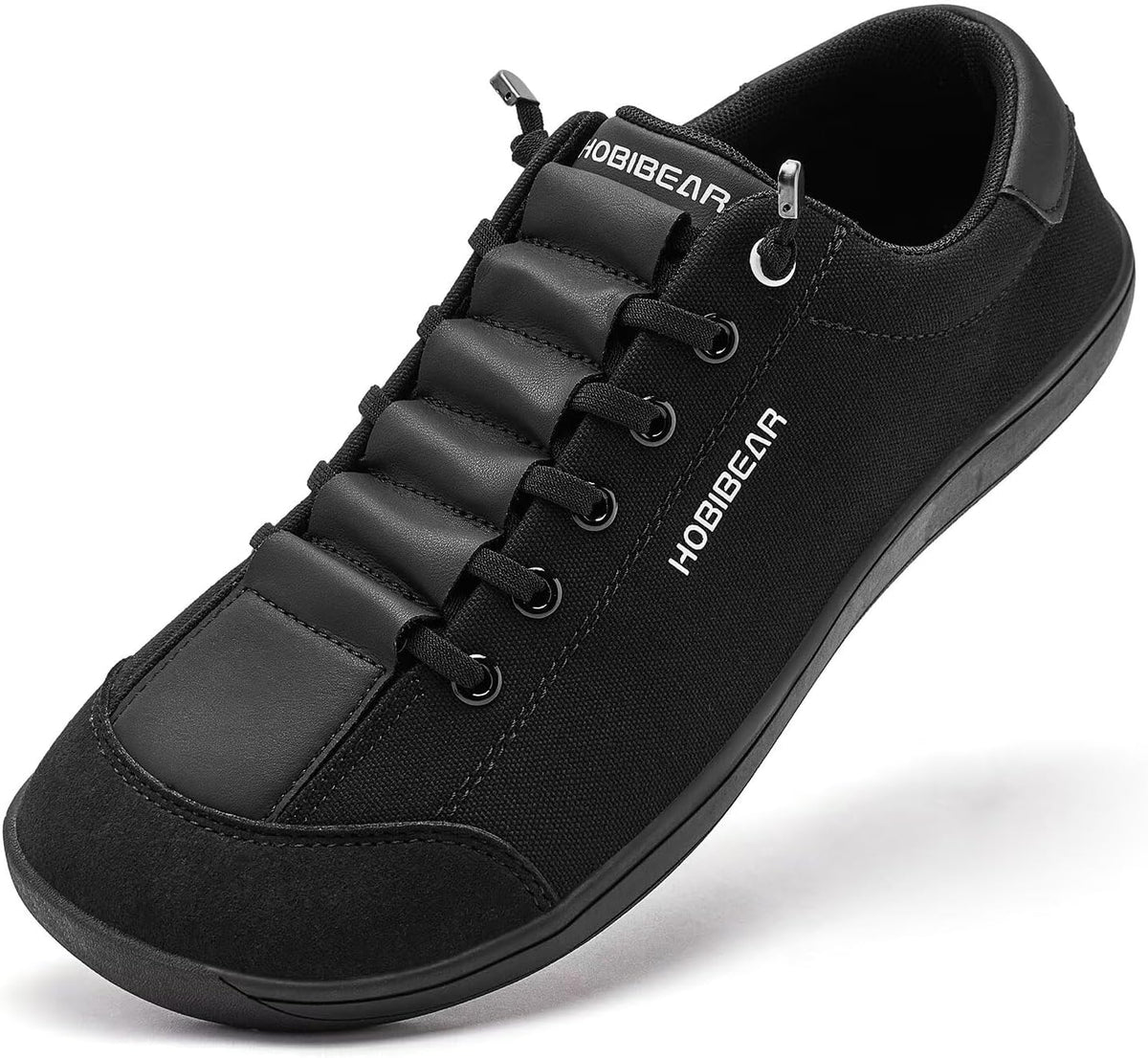 Unisex Canvas Barefoot Slip-On Shoes - Zero Drop Sole, Wide Width Fit for Everyday Minimalist Wear - 6 Wide Women/5 Wide