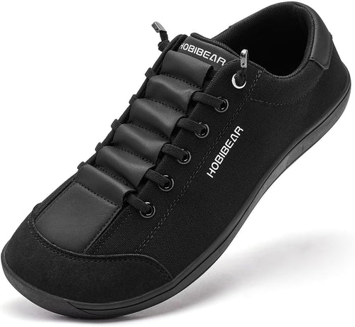 Unisex Canvas Barefoot Slip-On Shoes - Zero Drop Sole, Wide Width Fit for Everyday Minimalist Wear - 6 Wide Women/5 Wide