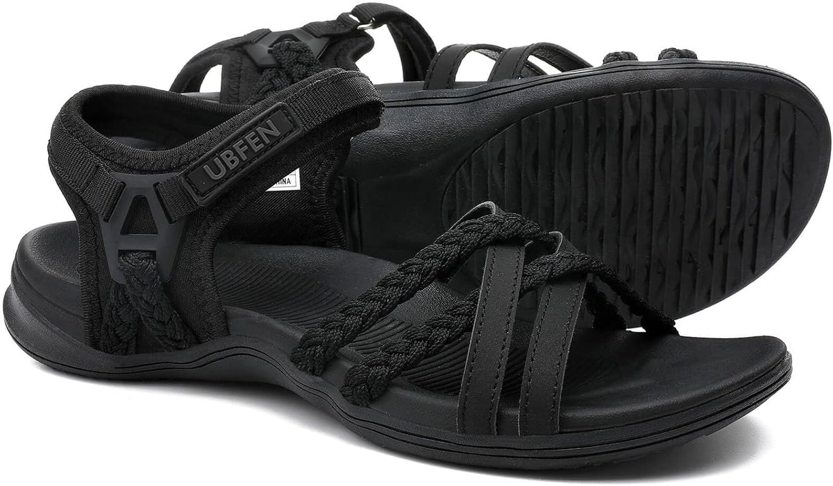 Women's Lightweight Hiking Water Sandals - Arch Support, Adjustable Straps for Beach, Camping and Vacation Walking — view 1