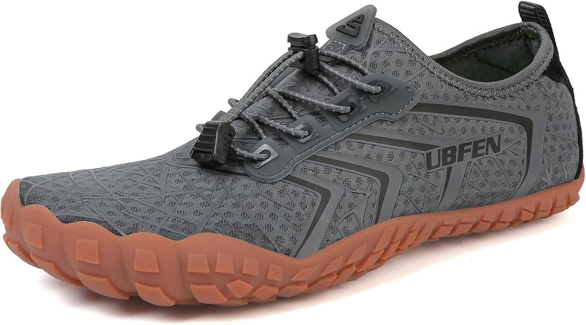Unisex Quick Dry Water Shoes - Adjustable Bungee Lace, Flexible Rubber Sole for Beach, Pool and Kayaking Trips - 10 Wome