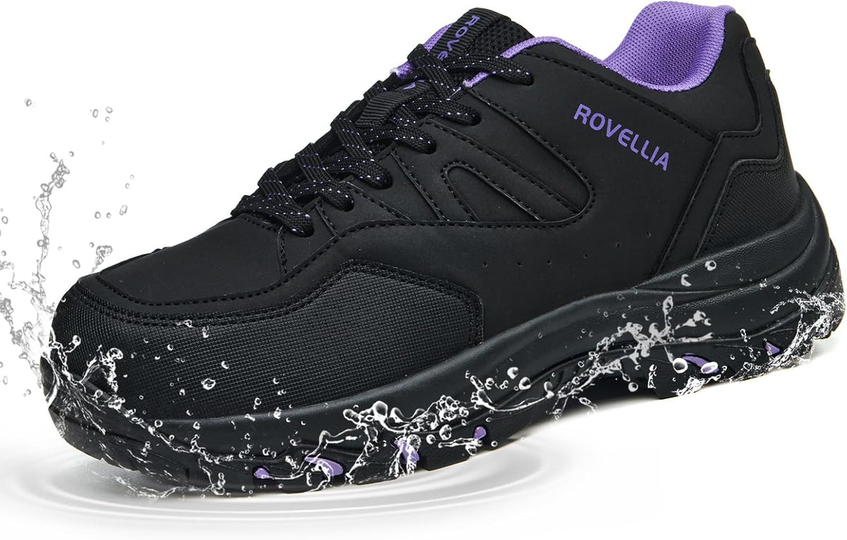 Women's Waterproof Hiking Sneakers - Non-Slip Grip, Ankle Support for Trekking, Trail Running and Daily Walking — view 2