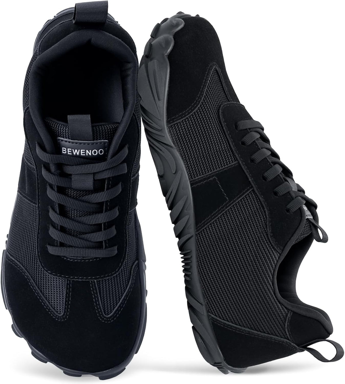 Unisex Zero Drop Barefoot Walking Sneakers - Wide Toe Box, Non-Slip Outsole for Travel, Workouts and Trail Days - 8 Wome