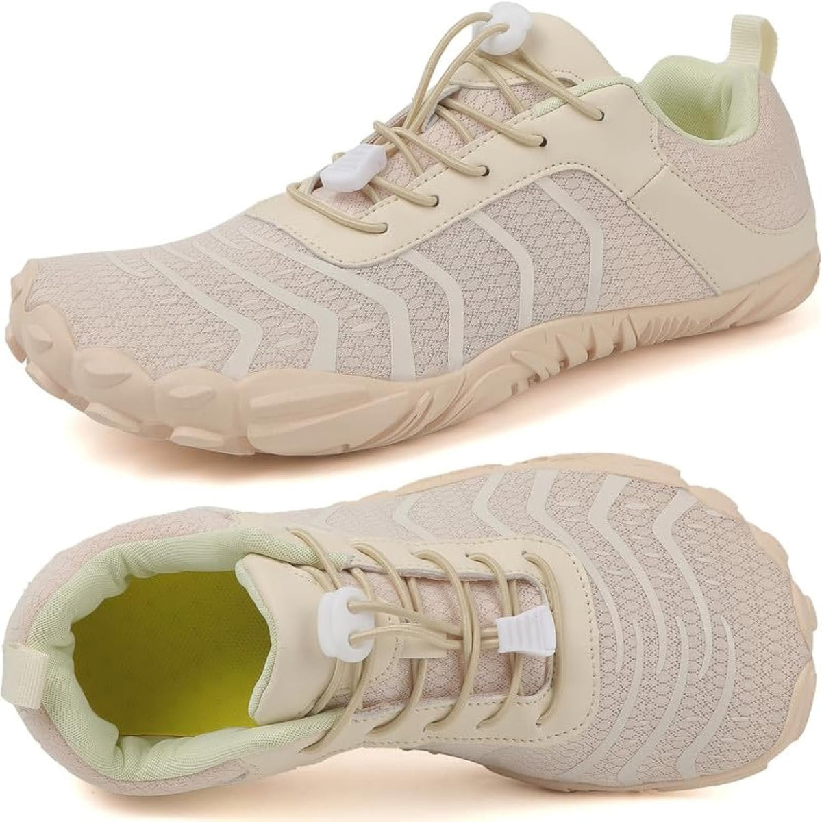 Unisex Minimalist Barefoot Cross-Trainers - Zero Drop Flat Sole, Wide Toe Box for Lifting, Hiking and Walking - 7 Women/