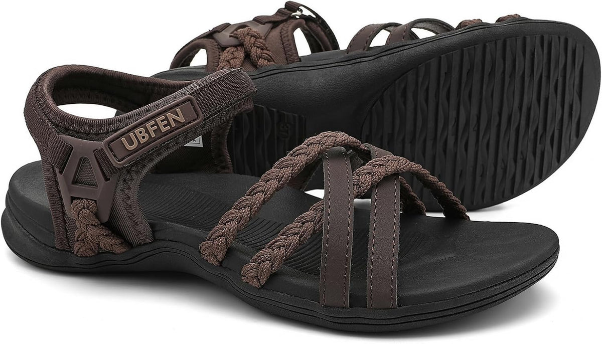 Women's Lightweight Hiking Water Sandals - Arch Support, Adjustable Straps for Beach, Camping and Vacation Walking — view 4