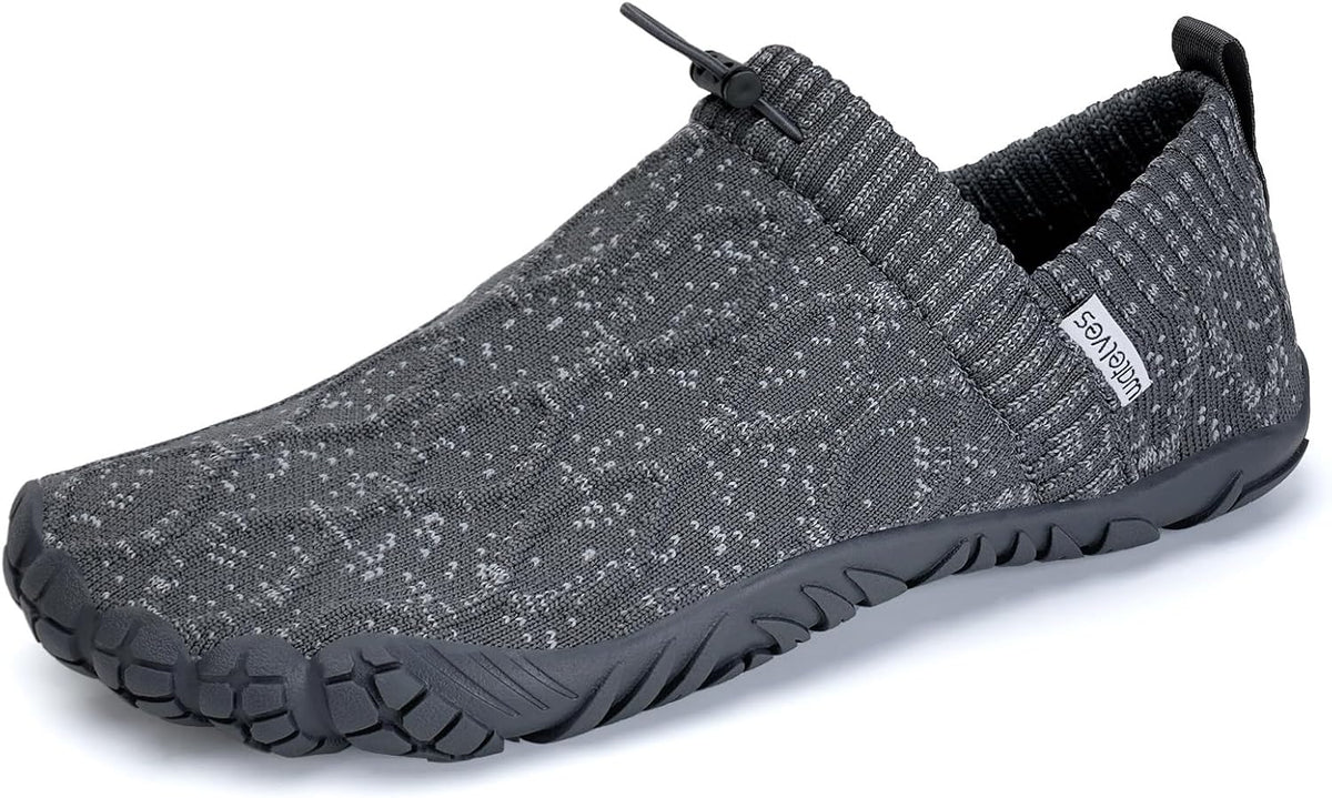 Unisex Minimalist Barefoot Water Shoes - Flexible Thin Sole, Quick Drying Upper for Beach Walks and Outdoor Running - 6 