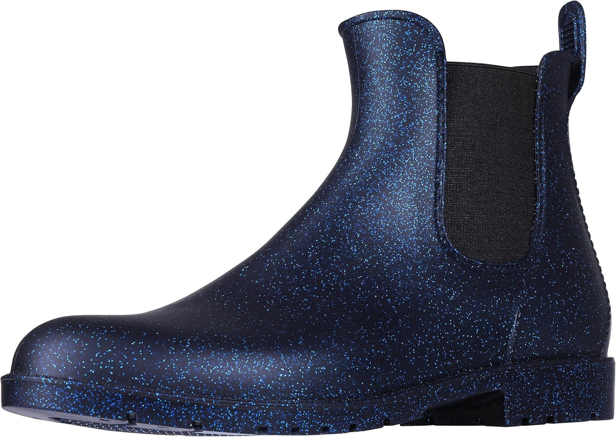 Women's Waterproof Ankle Chelsea Rain Boots - Matte Rubber Finish, Non-Slip Sole for Rainy City Commutes — view 10