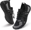 Unisex Barefoot Aqua Water Shoes - Quick Dry Mesh, Pull Tabs and Non-Slip Outsole for River, Pool and Boating - 7 Women/