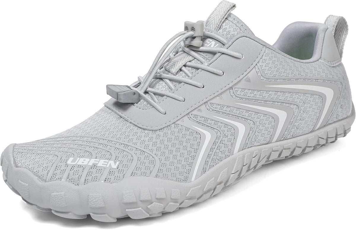 Unisex Quick Dry Water Shoes - Adjustable Bungee Lace, Flexible Rubber Sole for Beach, Pool and Kayaking Trips - 7 Women