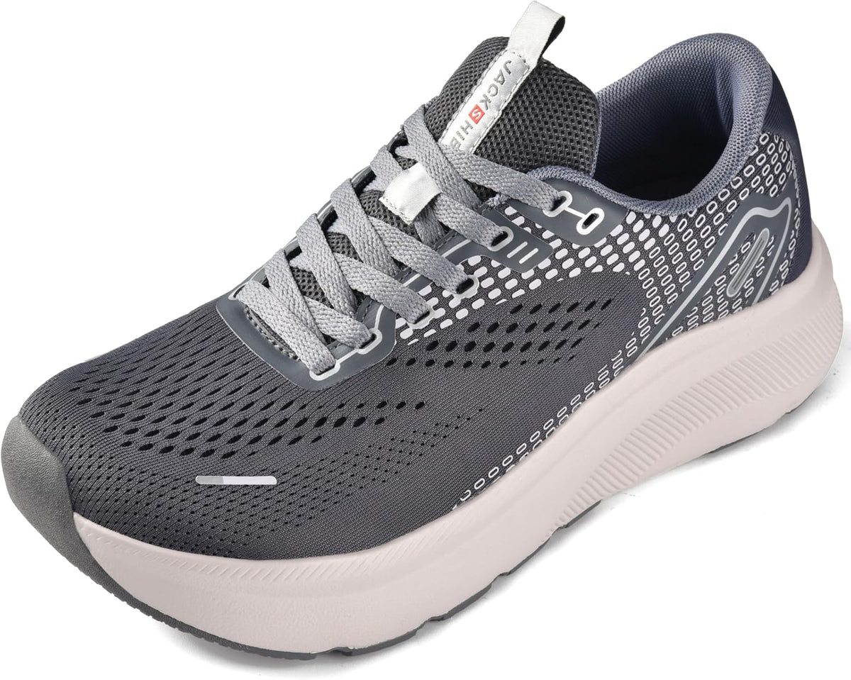 Women's Wide Toe Box Sneakers - Zero Drop Platform, Arch Support and Thick Cushioned Sole for Gym and Walking — view 9