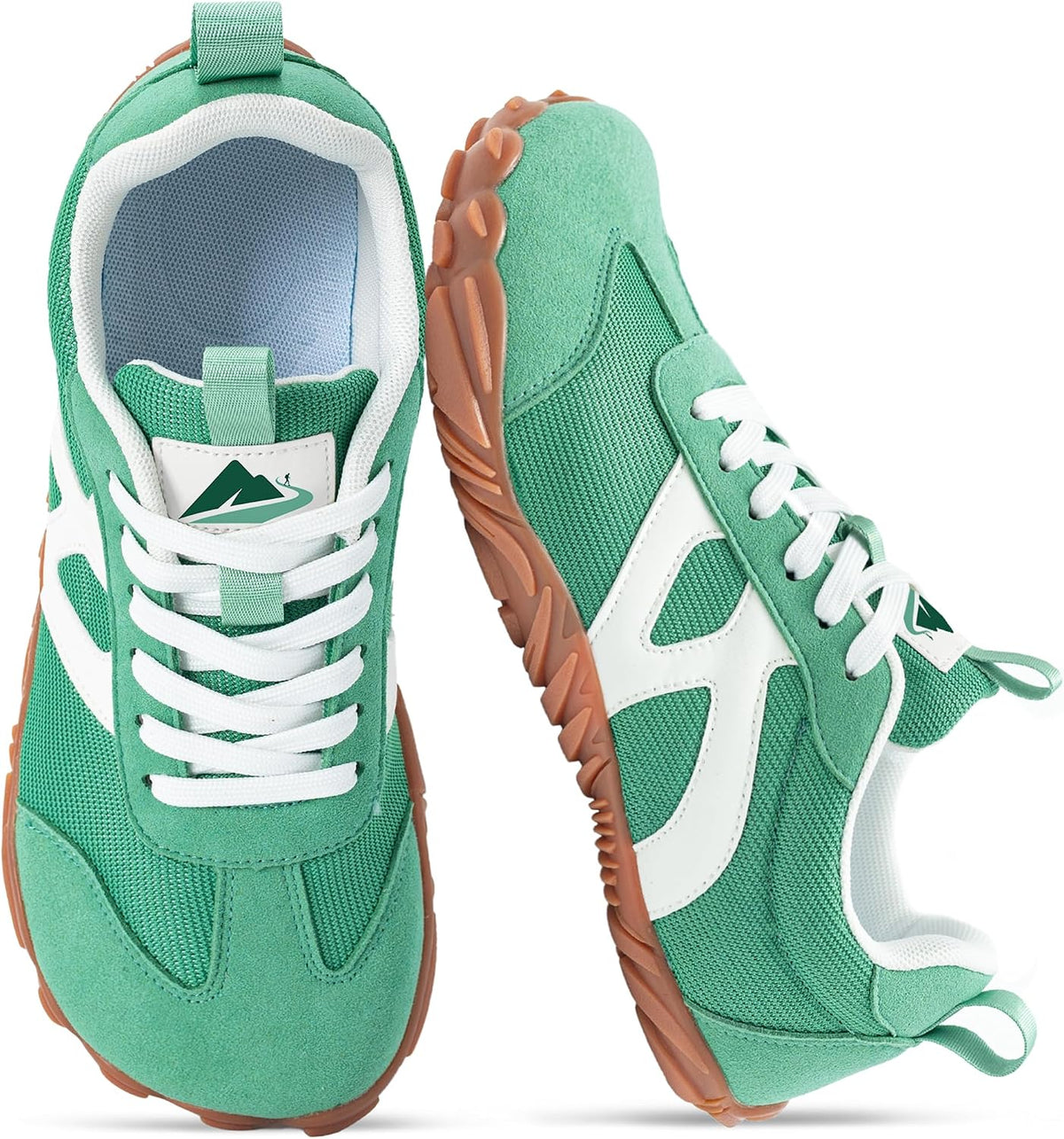 Unisex Zero Drop Barefoot Walking Sneakers - Wide Toe Box, Non-Slip Outsole for Travel, Workouts and Trail Days - 8 Wome