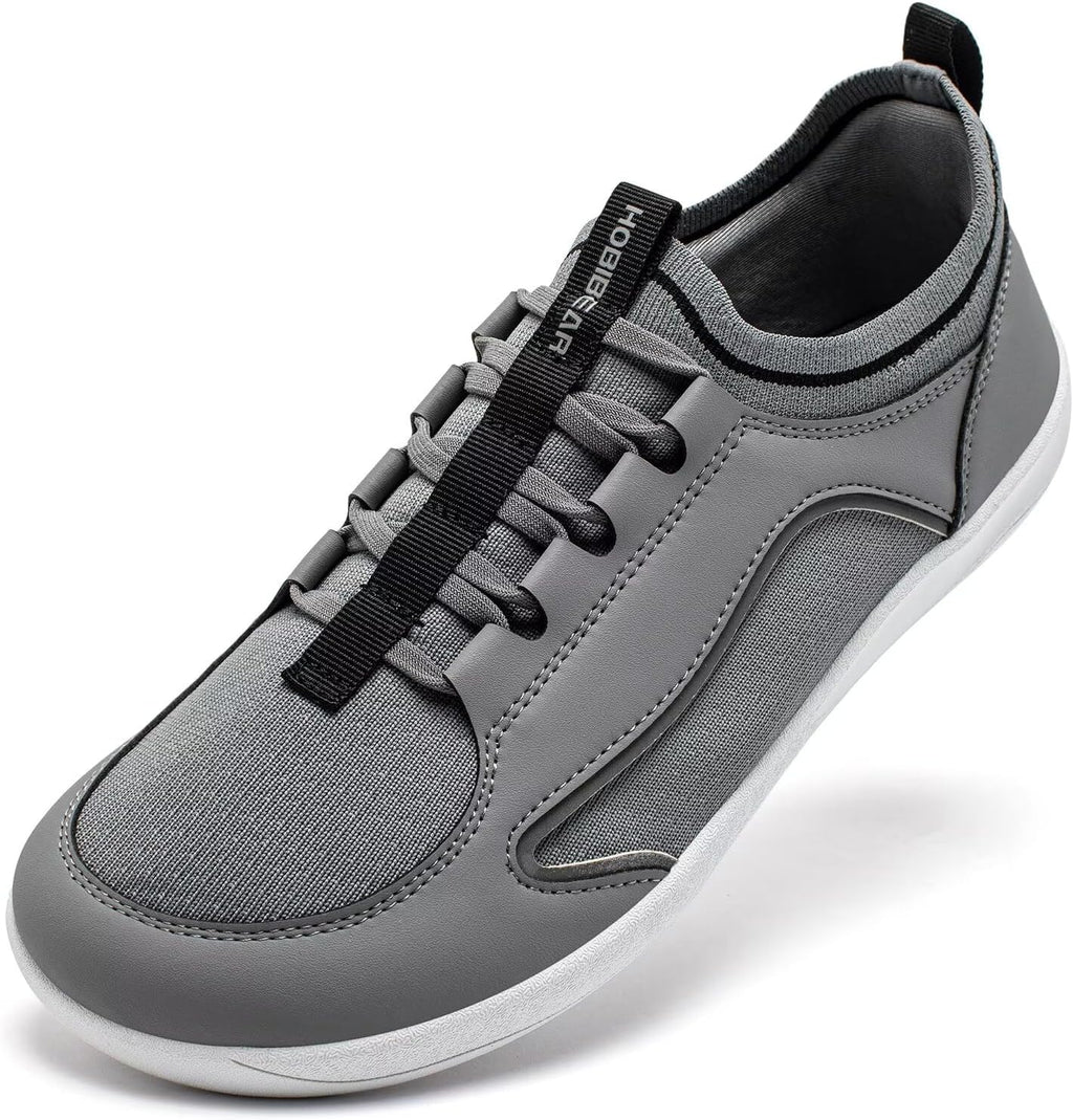 Unisex Canvas Barefoot Slip-On Shoes - Zero Drop Sole, Wide Width Fit for Everyday Minimalist Wear - 6 Wide Women/5 Wide